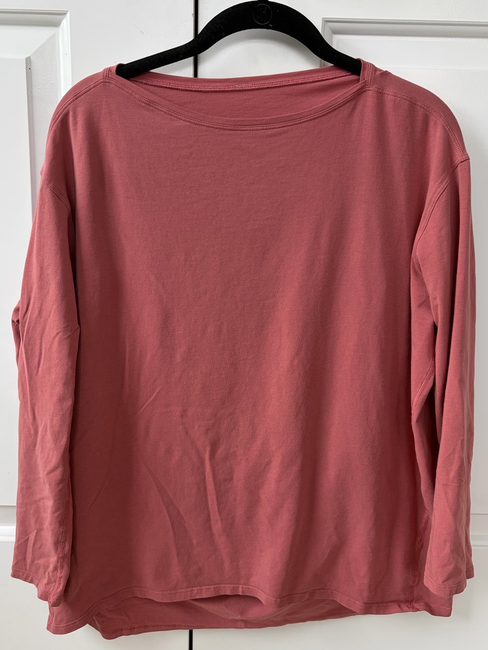 Lululemon Back in Action Long-Sleeve Shirt - Brier Rose - Size 6